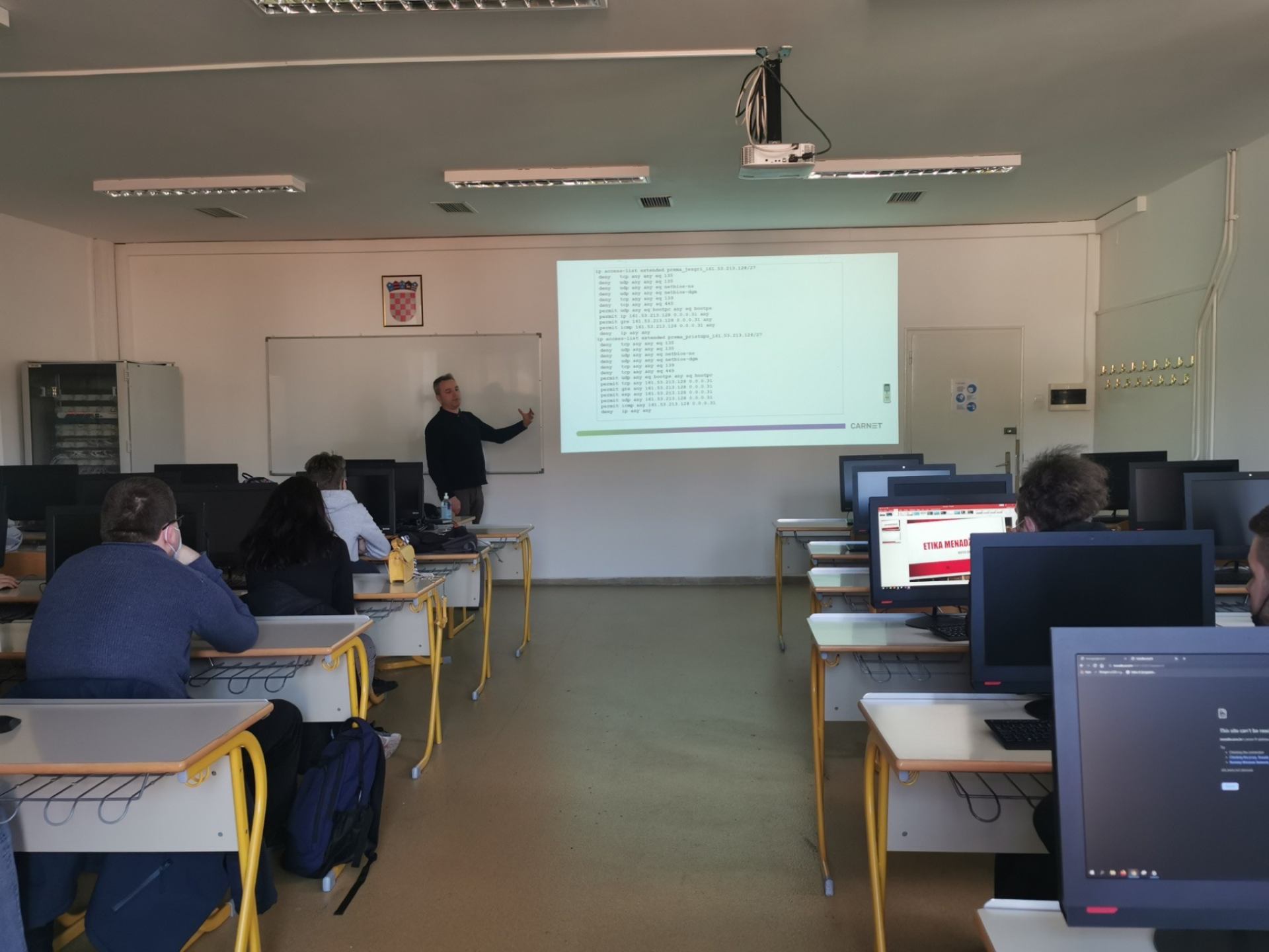 Održano gostujuće predavanje na preddiplomskom stručnom studiju Informatika