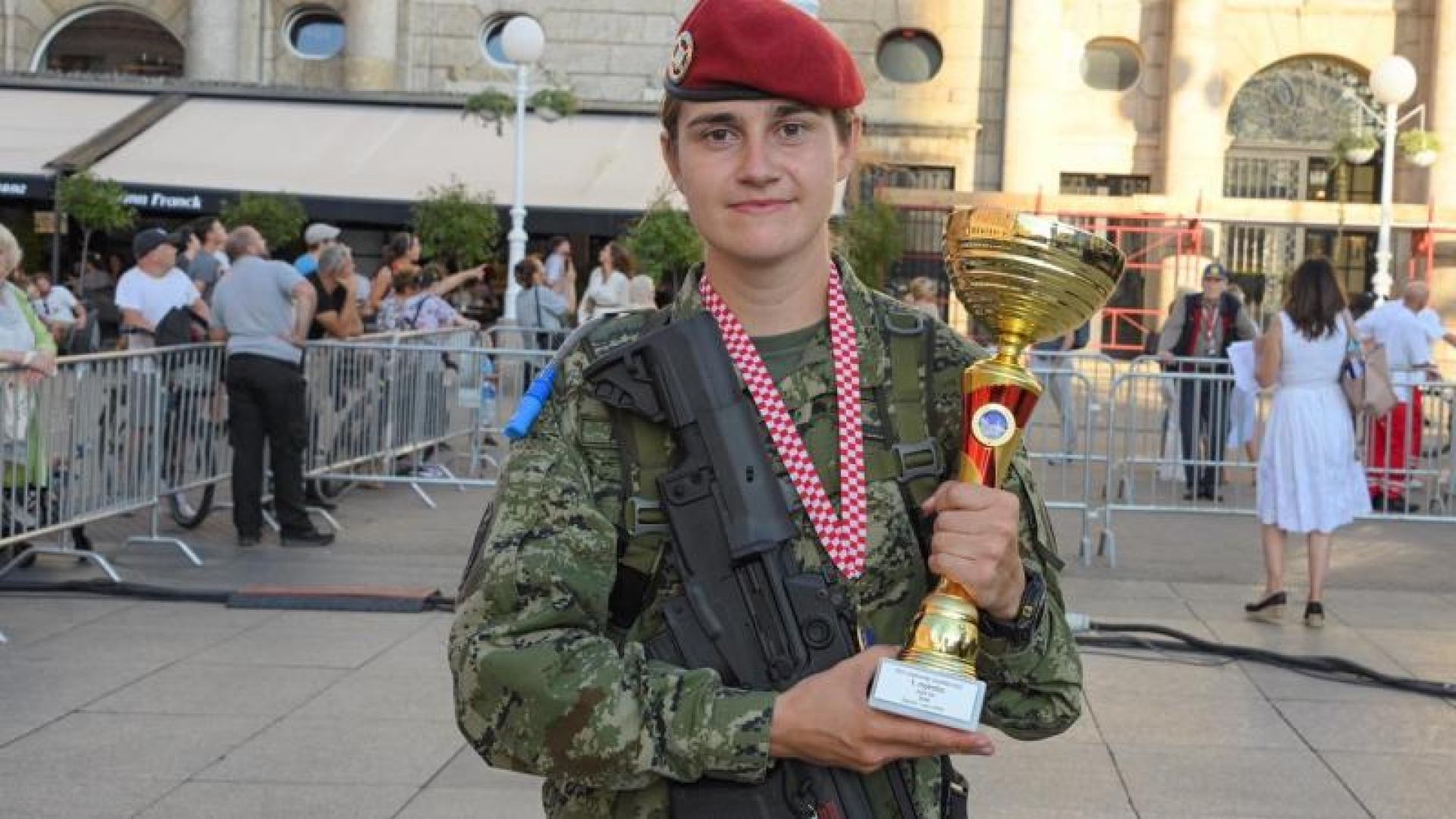 Ana Antolić, alumna Veleučilišta u Rijeci, pobjednica natjecanja Štit domovine