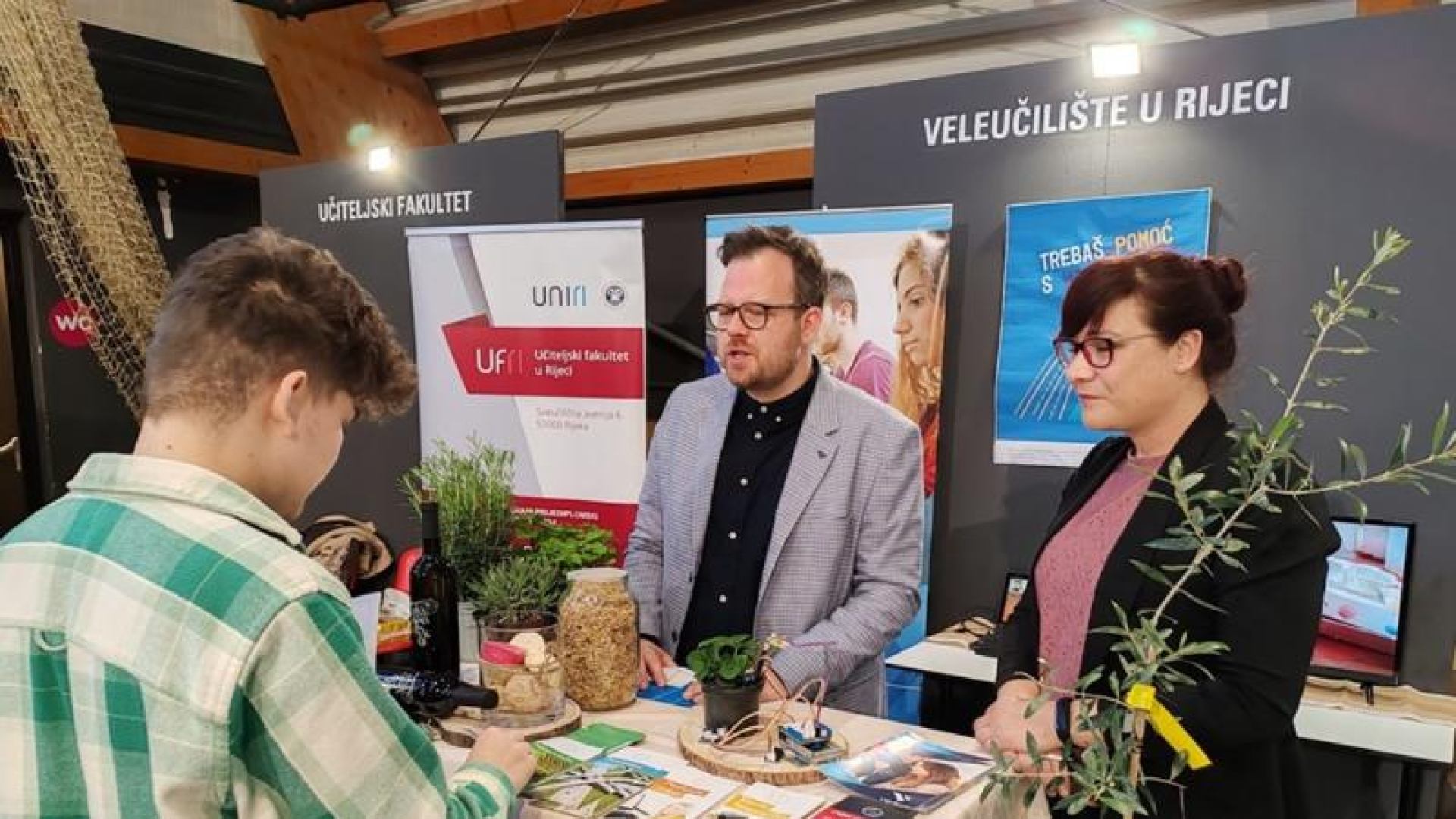 Veleučilište u Rijeci predstavilo se na Sajmu poslova 2024. u gradu Labinu