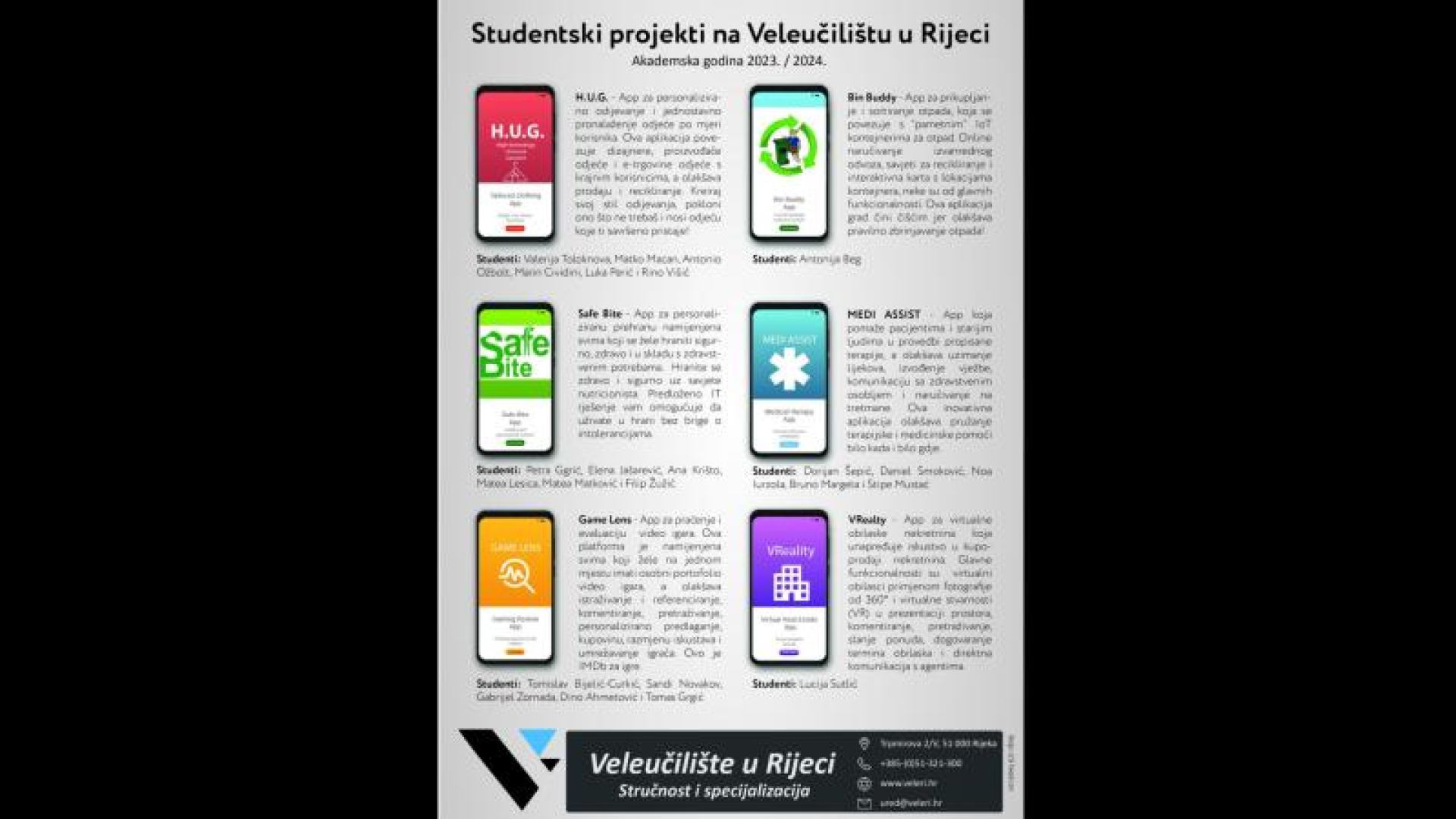 Studenti Veleučilišta u Rijeci započeli razvoj inovativnih projekata