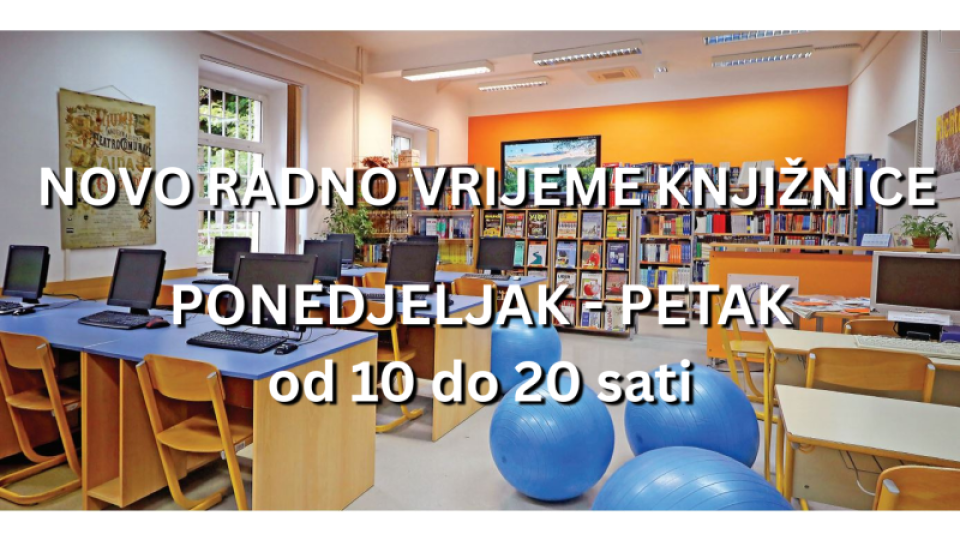 Novo radno vrijeme knjižnice