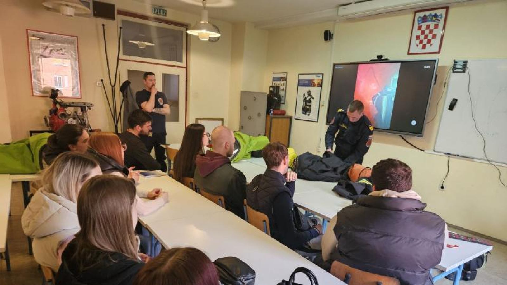 Terenska nastava studenata sigurnosti na radu u JVP Grada Rijeke