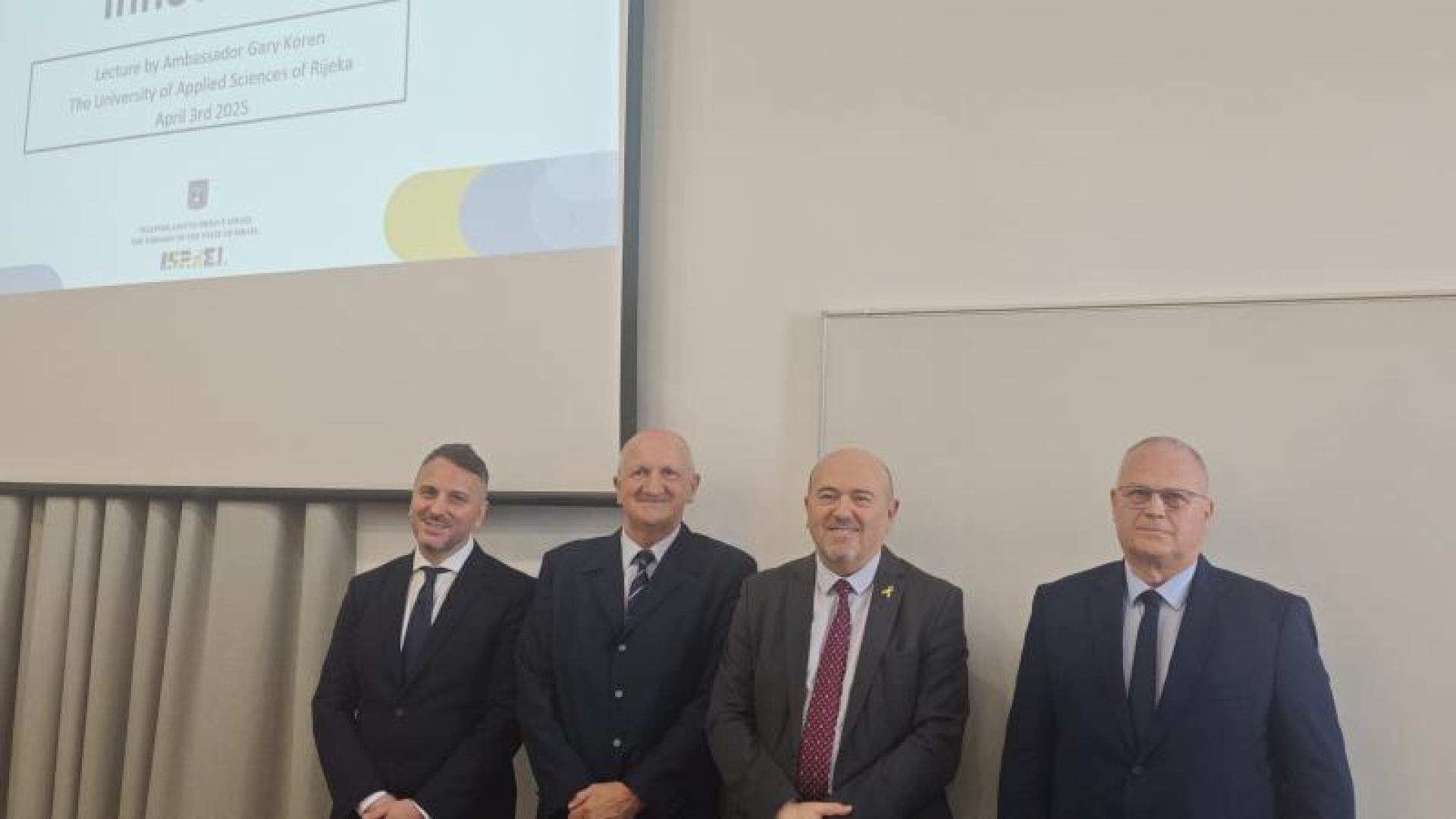 Održano predavanje izraelskog veleposlanika u Republici Hrvatskoj na temu: „Izrael – Cradle of Innovations“ („Izrael – kolijevka inovacija“)