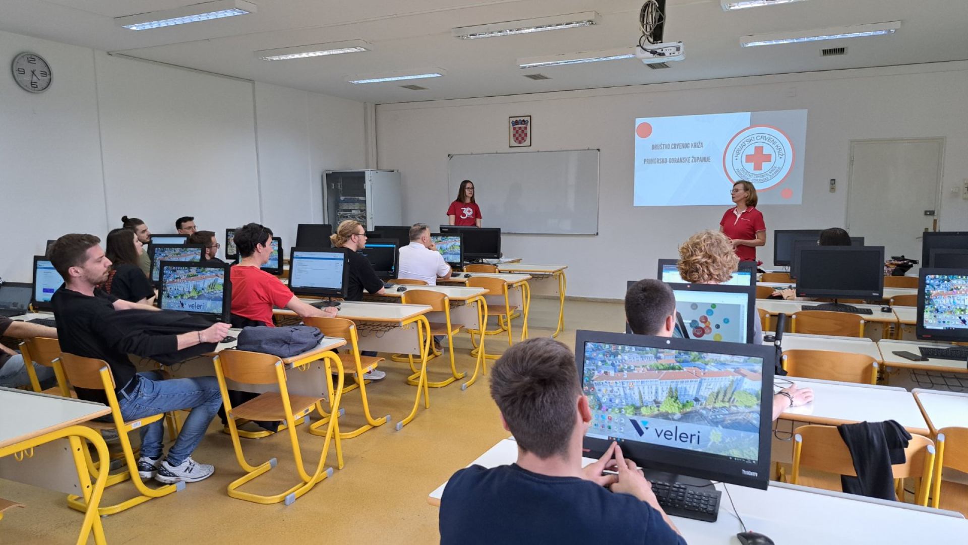 Suradnja s Društvom Crvenog križa Primorsko - goranske županije na kolegiju Izgradnja multimedijskih sustava