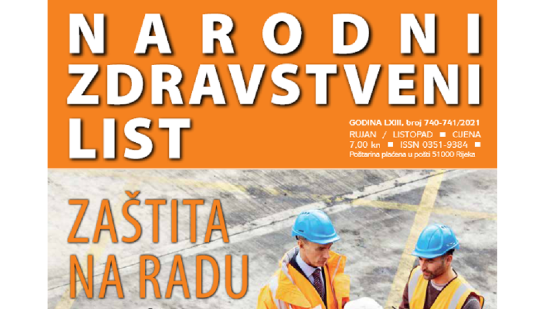 Nastavnici i studenti Odjela sigurnosti na radu sudjelovali su u uređenju rujanskog izdanja Narodnog zdravstvenog lista